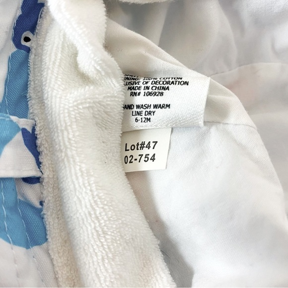 Coolibar Fish Print UPF 50+ Bucket Hat Size 6-12 months - Picture 4 of 5